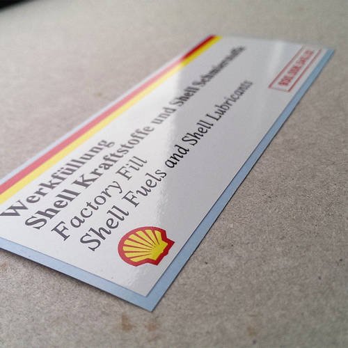 Shell air cleaner decal for 993, 928 (1994 – 1998)